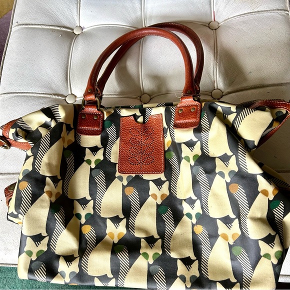 Orla Kiely Bags Orla Kiely Bag Coated Canvas With Thick Leather